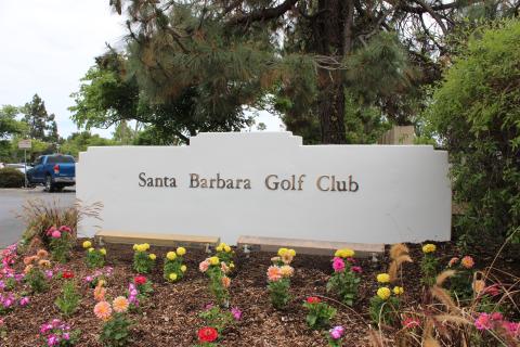 Santa Barbara Golf Club sign