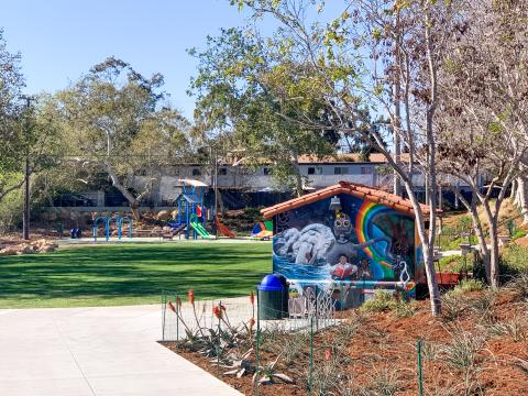 Photo of park renovation that was supported by CDBG funds.