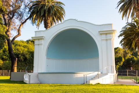 Newly renovated Plaza del Mar Band Shell