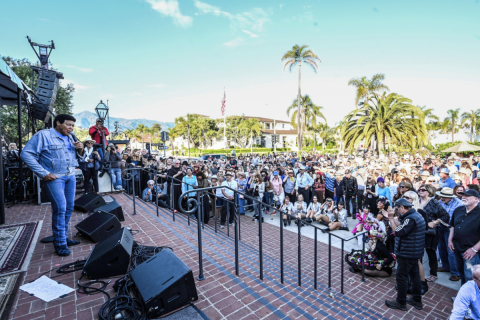 Chubby Checker performing at the Lobero. City Grantee Lobero Theatre Foundation. Photo Credit Sherry Rayn Barnett