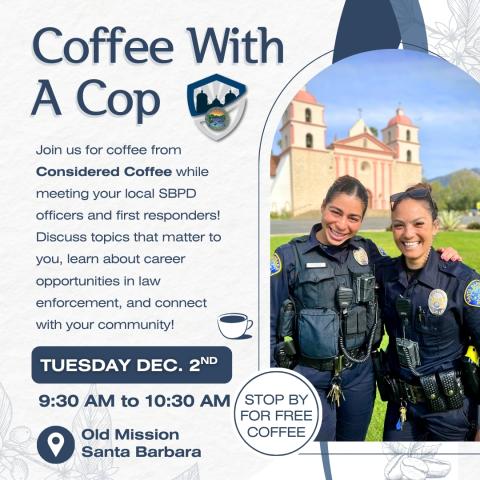 Coffee With A Cop Flyer
