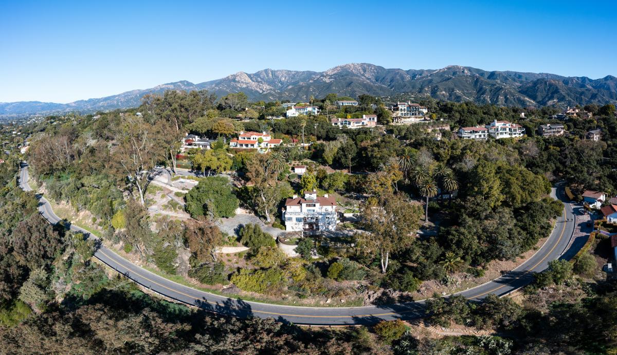 Aerial view of Franceschi Park